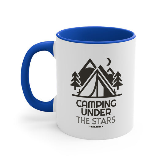 Camping Under The Stars 11oz Accent Mug
