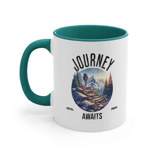 Journey Awaits 11oz Accent Mug
