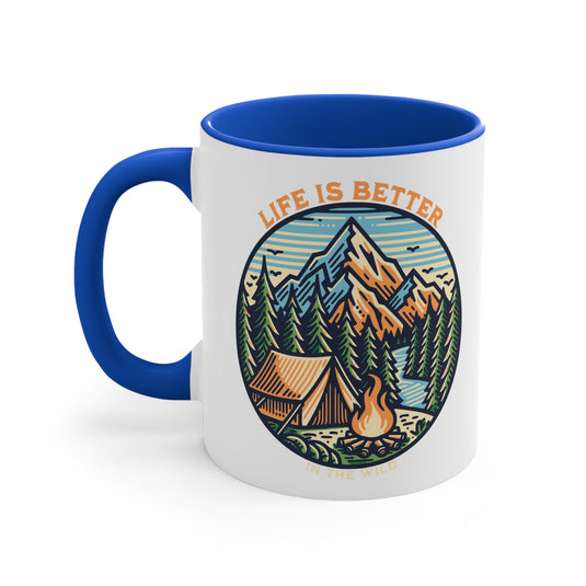 Life Is Better 11oz Accent Mug