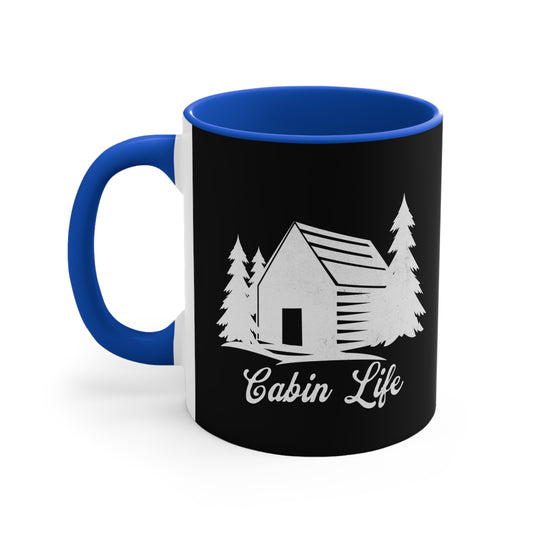 Cabin Life 11oz Accent Mug