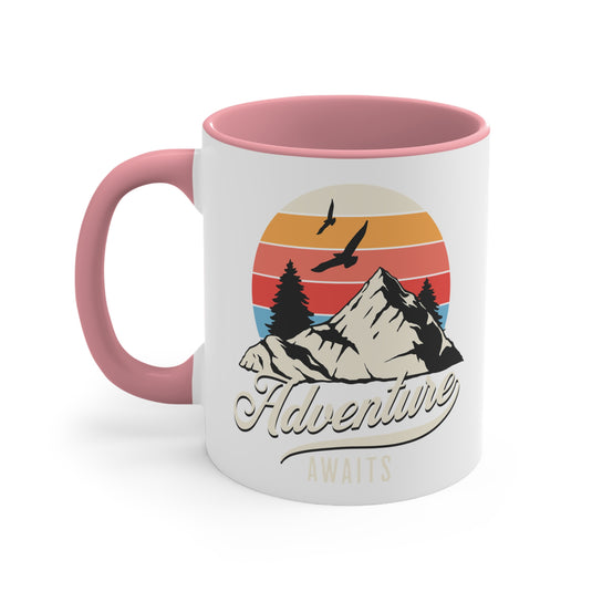 Adventure Awaits 11oz Accent Mug
