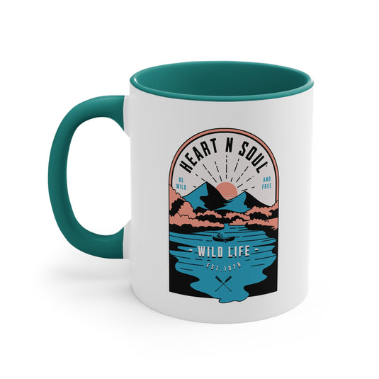 Heart N Soul Wild Life 11oz Accent Mug