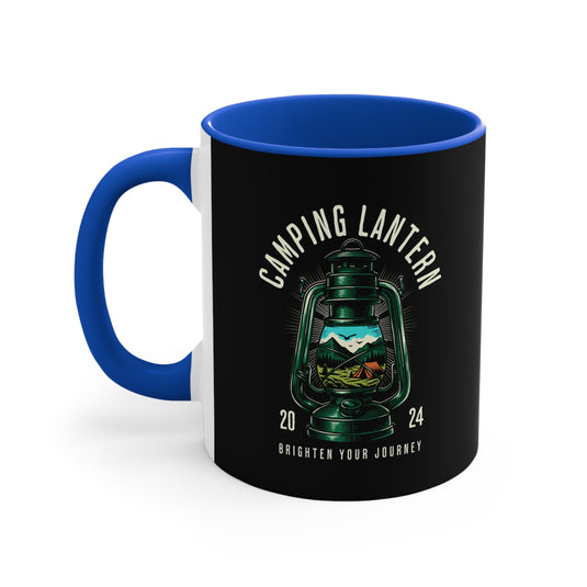 Camping Lantern 11oz Accent Mug