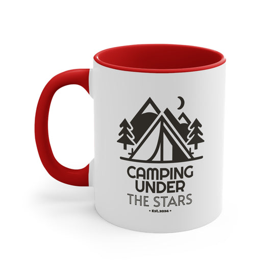 Camping Under The Stars 11oz Accent Mug