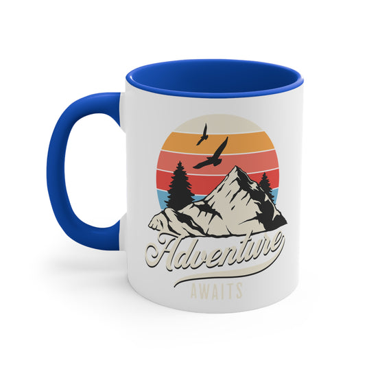 Adventure Awaits 11oz Accent Mug