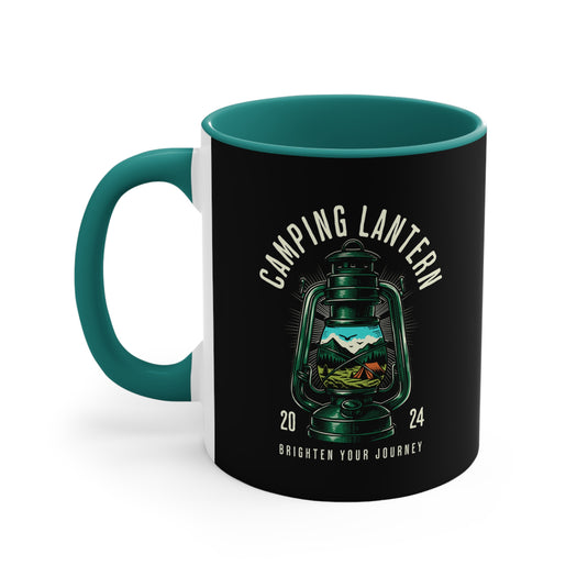 Camping Lantern 11oz Accent Mug